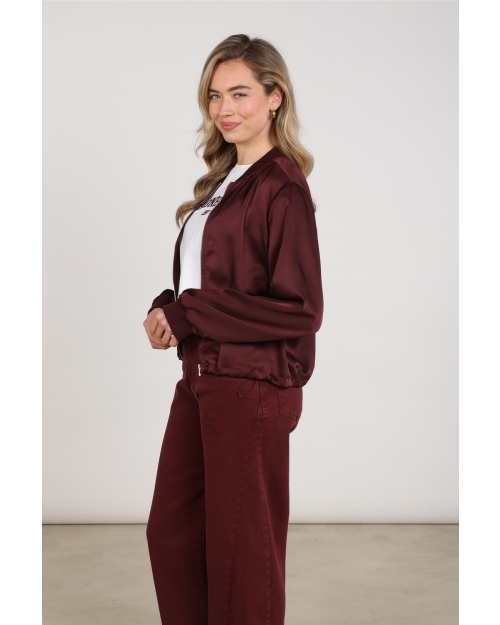 NUKUS Dena Jacket Shiny 333 cherry
