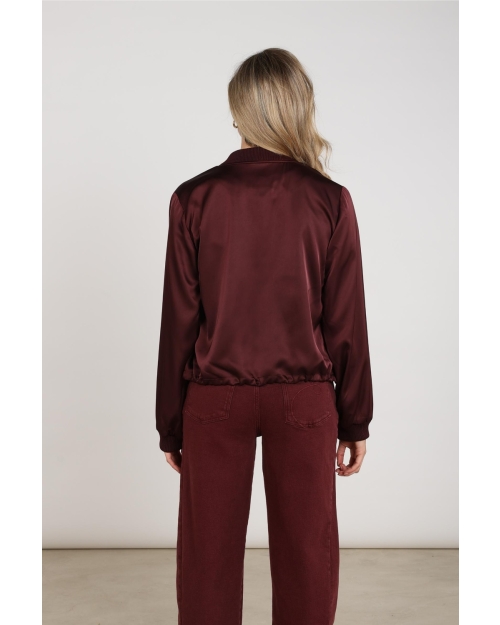 NUKUS Dena Jacket Shiny 333 cherry