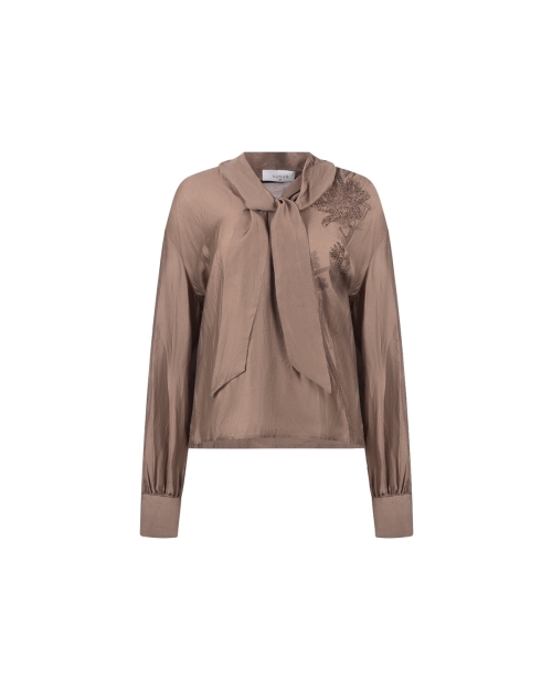 NUKUS Angie Blouse Tie 60 taupe