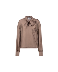 NUKUS Angie Blouse Tie 60 taupe