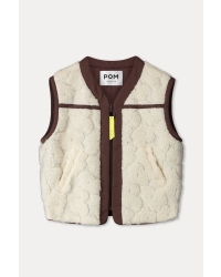 POM Amsterdam GILET - Gigi Ecru 200 beige