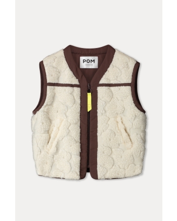 POM Amsterdam GILET - Gigi Ecru 200 beige