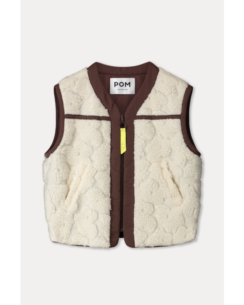 POM Amsterdam GILET - Gigi Ecru 200 beige