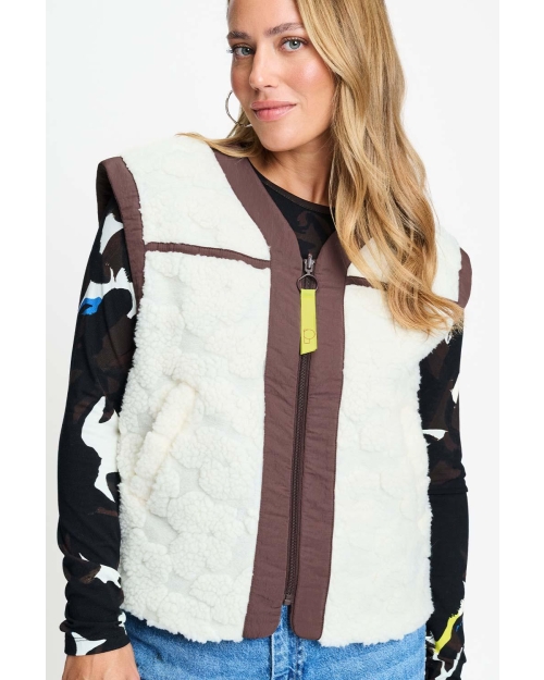 POM Amsterdam GILET - Gigi Ecru 200 beige