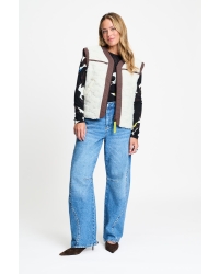 POM Amsterdam GILET - Gigi Ecru 200 beige