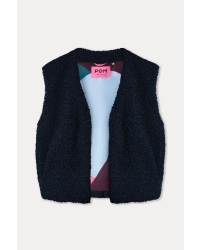 POM Amsterdam GILET - Gina Eternal Blue 650 blue