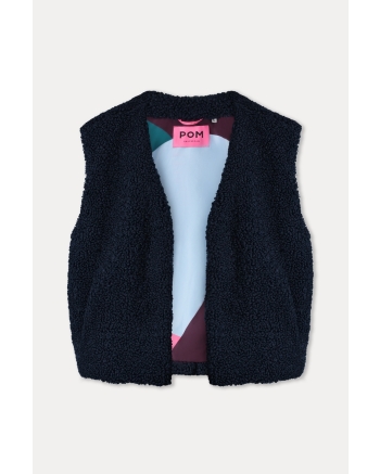 POM Amsterdam GILET - Gina Eternal Blue 650 blue