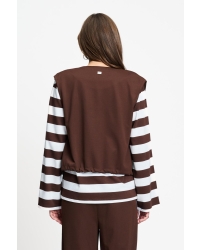 POM Amsterdam GILET - Gaya Chocolate Brown 750 brown