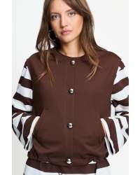 POM Amsterdam GILET - Gaya Chocolate Brown 750 brown