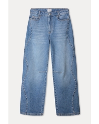 POM Amsterdam JEANS - Jacky Studs Mid Blue 650 blue