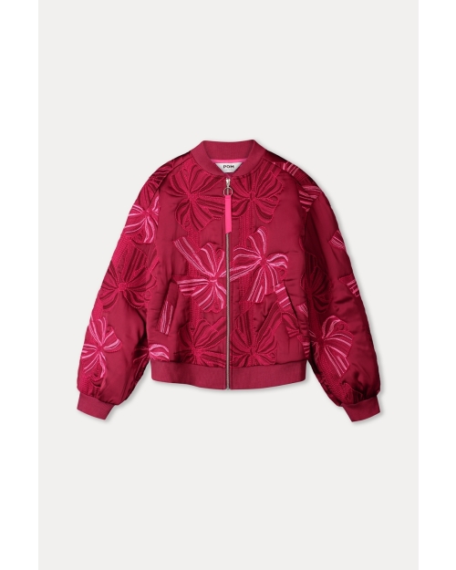 POM Amsterdam JACKET - Ashley Embroidery Bows 400 red