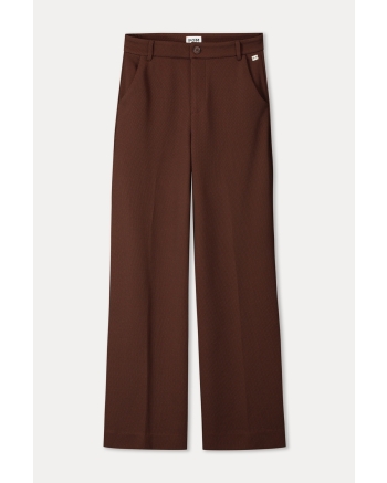 POM Amsterdam PANTS - Lara Chocolate Brown 750 brown