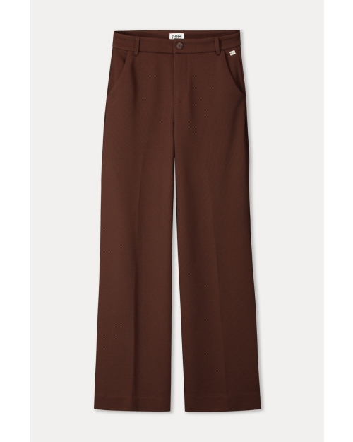 POM Amsterdam PANTS - Lara Chocolate Brown 750 brown