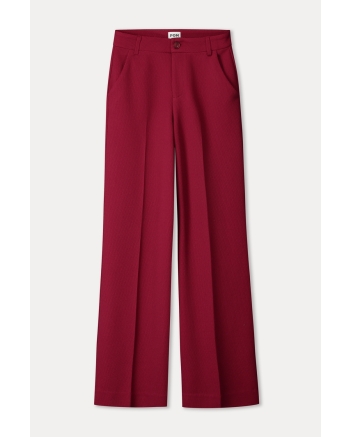 POM Amsterdam PANTS - Lara Burgundy Red 400 red