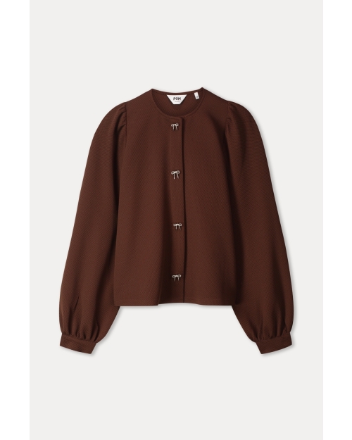 POM Amsterdam TOP - Kaylee Chocolate Brown 750 brown