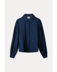 POM Amsterdam BLOUSE - Ivy Eternal Blue 650 blue