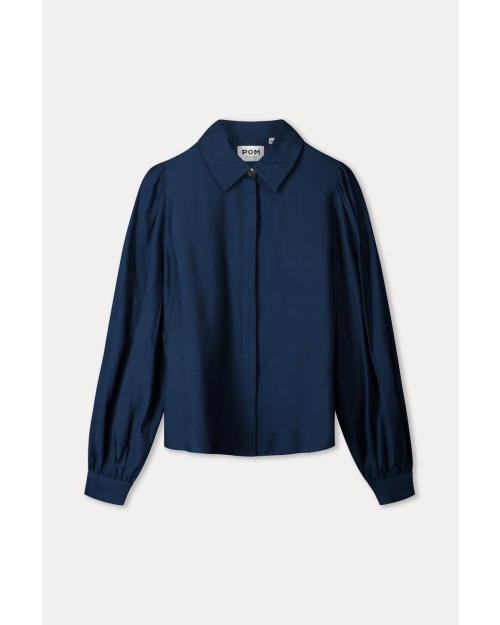 POM Amsterdam BLOUSE - Ivy Eternal Blue 650 blue