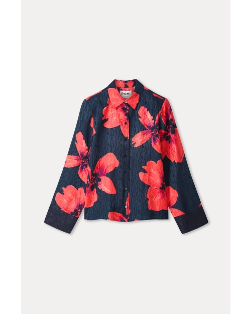 POM Amsterdam BLOUSE - Alex Bloom Rouge 998 multi colour