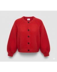 POM Amsterdam CARDIGAN - Meryl Rouge 400 red