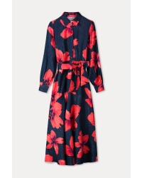 POM Amsterdam DRESS - Cato Bloom Rouge 998 multi colour