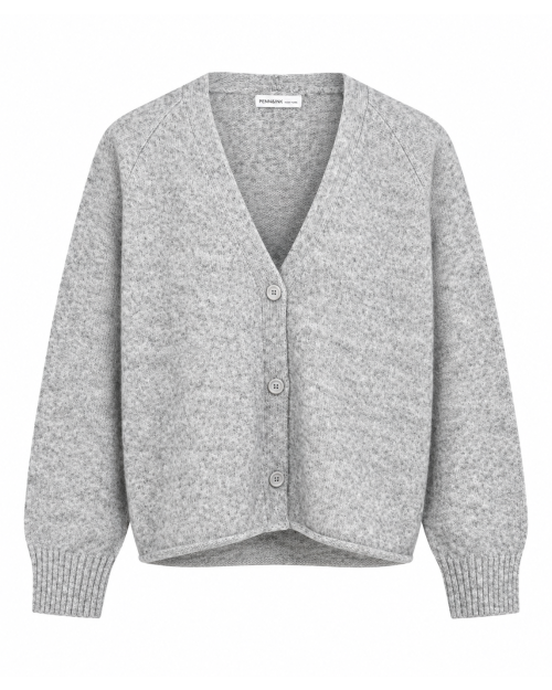 Penn&Ink Cardigan 83m grey mel.