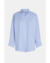 Penn&Ink Blouse 54s blue stripe