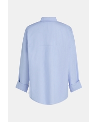Penn&Ink Blouse 54s blue stripe