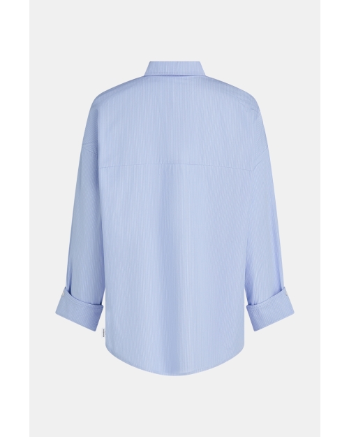 Penn&Ink Blouse 54s blue stripe