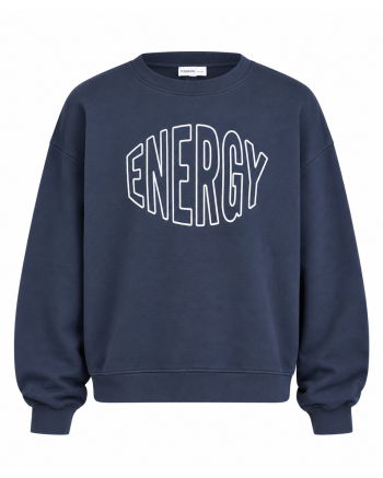 Penn & Ink Sweater print 55/01 navy-white