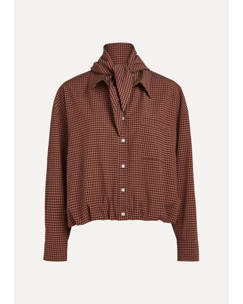 Circle of Trust YANA BLOUSE 1909 Russet brown
