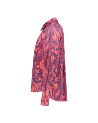 Geisha blouse 675 navy/coral