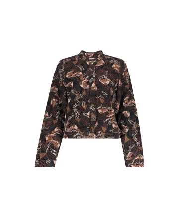 Geisha jacket 999 black/coral