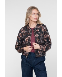Geisha jacket 999 black/coral
