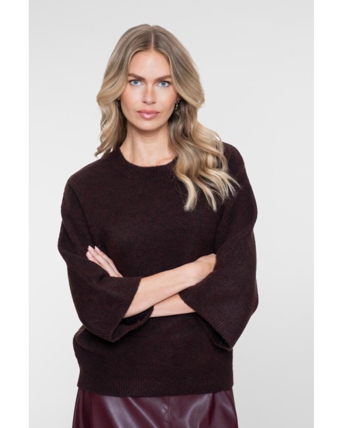 Geisha Pullover 3/4 sleeves 775 brown