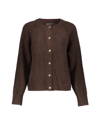 Geisha Cardigan gold buttons 775 brown