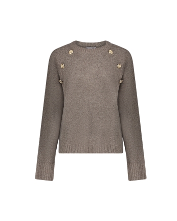 Geisha PUllover raglan buttons 935 greige
