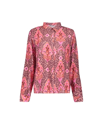 Geisha blouse 470 bordeaux/fuchsia