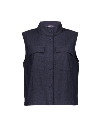 Geisha Gilet 685 dark blue