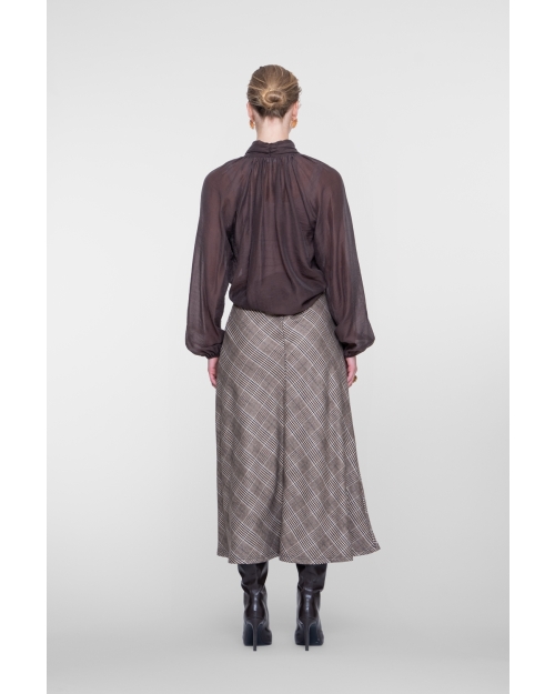 Geisha skirt 775 brown/blue