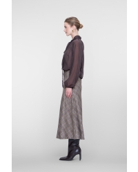Geisha skirt 775 brown/blue