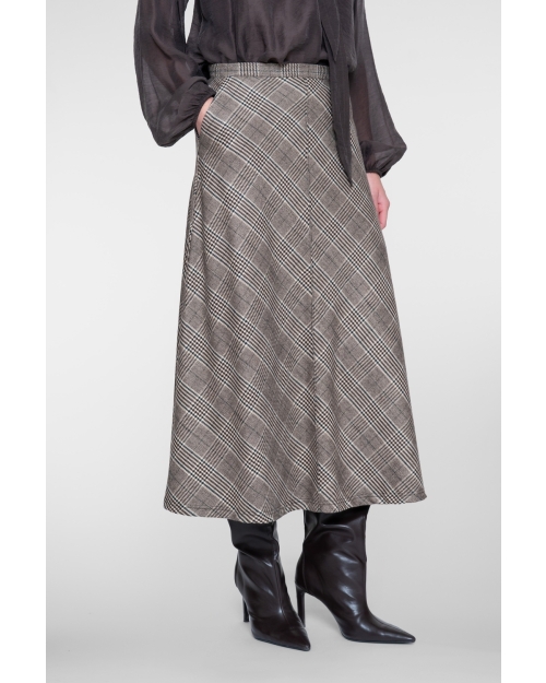 Geisha skirt 775 brown/blue