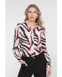 Geisha blouse 720 sand/brique