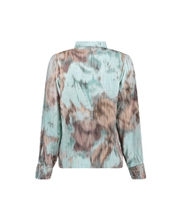 Geisha blouse 735 camel/mint