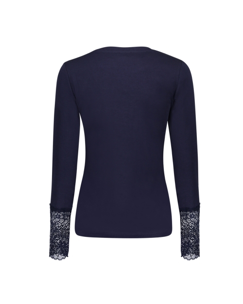 Geisha T-shirt lace sleeve 675 navy