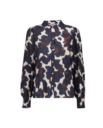 Geisha blouse 720 sand/blue