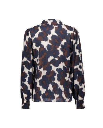 Geisha blouse 720 sand/blue