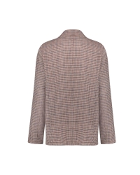 Geisha Blazer check + tape 480 burgundy/green