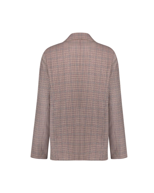 Geisha Blazer check + tape 480 burgundy/green