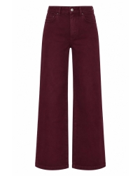 Geisha Jeans wide 480 burgundy