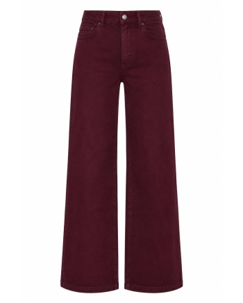 Geisha Jeans wide 480 burgundy